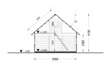 Casa de madeira pré-fabricada LIVINGTON S (44 mm), 50 m² specification 7