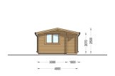 Casa de madeira para jardim OSLO (44 mm), 5x4 m, 20 m² specification 3