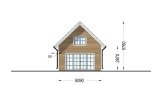 Casa de madeira pré-fabricada KARINA (Isolamento térmico, 34 mm + revestimento), 46 m² specification 3