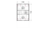 Casa de madeira pré-fabricada ALINA (34 mm + revestimento), 46 m² specification 2
