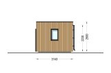 Abrigo de jardim em madeira PREMIUM (34 mm + revestimento), 5.95x3 m, 16 m² specification 3