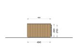 Casa de madeira pré-fabricada PREMIUM S (Isolamento térmico, 34 mm + revestimento), 10.5x4.5 m, 47 m² specification 5