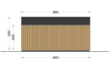 Casa de madeira para jardim PIA S (34 mm + revestimento), 5x5 m, 25 m² specification 3