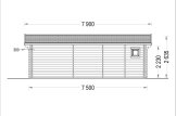 Casa de madeira pré-fabricada MARION (Isolamento térmico PLUS, 44+44 mm), 7.5x4 m, 30 m² specification 4