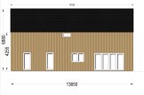 Casa de madeira pré-fabricada INGRID S (Isolamento térmico, 44 mm + revestimento), 170 m² specification 5