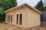 Casa de madeira para jardim MAJA (66 mm), 7,5x4 m, 30m² customer 2