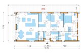Casa pré-fabricada para habitação ROBERTA PV (Isolamento térmico PLUS, 44 mm + revestimento), 95 m² specification 1