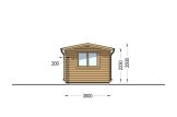 Abrigo de jardim em madeira OAK (44 mm), 6x3 m, 18 m² specification 5