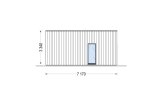 Casa pré-fabricada para habitação KAYA 3 PV (Isolamento térmico PLUS, 44 mm + revestimento), 70 m² specification 5
