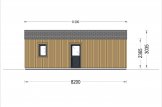 Casa de madeira pré-fabricada ANGELA (Isolamento térmico, 44 mm + revestimento), 50 m² specification 4