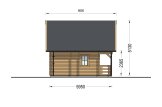 Casa de madeira pré-fabricada LIVINGTON S (44 mm), 50 m² specification 4