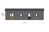 Casa pré-fabricada para habitação NICOLE PV (Isolamento térmico PLUS, 44 mm + revestimento), 67 m² specification 4