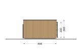 Abrigo de jardim em madeira PREMIUM (34 mm + revestimento), 6.5x4.5 m, 26 m² specification 3