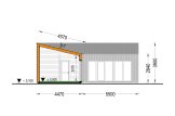 Casa pré-fabricada para habitação GINNY PV (Isolamento térmico PLUS, 44 mm + revestimento), 49 m² specification 7
