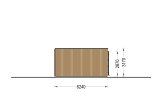 Casa de madeira para habitação BELLA 3 RV (Isolamento térmico PLUS, 44 mm + revestimento), 75 m² specification 5