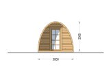Abrigo de jardim em madeira BRETA S (44 mm), 3x6 m, 18 m² specification 2