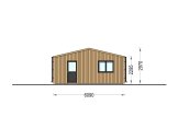 Garagem de madeira pré-fabricada para 4 carros SILVIA S (34 mm + revestimento), 12x6 m, 72 m² specification 3