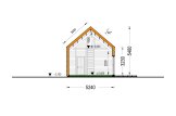 Casa de madeira para habitação MILANA RV (Isolamento térmico PLUS, 44 mm + revestimento), 41 m² specification 8