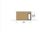 Casa de madeira pré-fabricada PREMIUM (Isolamento térmico PLUS, 34 mm + revestimento), 10.5x4.5 m, 47 m² specification 2