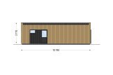 Casa de madeira para habitação PREMIUM RV (Isolamento térmico PLUS, 44 mm + revestimento), 42 m² specification 4