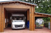 Garagem de madeira para caravana (44 mm), 4x8 m, 32 m² customer 2
