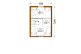 Casa pré-fabricada para habitação ALINA PV (Isolamento térmico PLUS, 44 mm + revestimento), 46 m² specification 2
