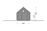 Casa de madeira para habitação MILANA RV (Isolamento térmico PLUS, 44 mm + revestimento), 41 m² specification 6