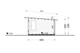 Casa de madeira para jardim ESSEX (44 mm), 5x4 m, 20 m² specification 6