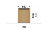 Escritório de jardim PREMIUM (34 mm + revestimento), 2x2 m, 4 m² specification 4