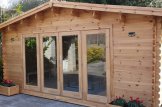 Casa de madeira para jardim MIA (34 mm), 5.5x5.5 m, 30 m² customer 2