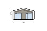Casa pré-fabricada para habitação ROBERTA PV (Isolamento térmico PLUS, 44 mm + revestimento), 95 m² specification 3