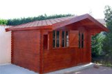 Abrigo de jardim em madeira DREUX (44 mm), 4x4 m, 16 m² customer 1