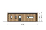 Casa de madeira para habitação BELLA 2 RV (Isolamento térmico PLUS, 44 mm + revestimento), 60 m² specification 4