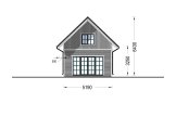 Casa de madeira para habitação KARINA RV (Isolamento térmico PLUS, 44 mm + revestimento), 46 m² specification 3