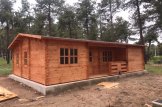 Casa de madeira pré-fabricada UZES (44 mm), 70 m² customer 1
