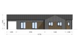 Casa pré-fabricada para habitação TESSA PV (Isolamento térmico PLUS, 44 mm + revestimento), 130 m² specification 2