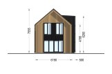 Casa de madeira para habitação ASTRID RV (Isolamento térmico PLUS, 44 mm + revestimento), 92 m² specification 4