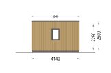 Casa de madeira para jardim PREMIUM (Isolamento térmico, 34 mm + revestimento), 6x4 m, 24 m² specification 5