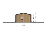 Casa de madeira para habitação NICOLE RV (Isolamento térmico PLUS, 44 mm + revestimento), 68 m² specification 3