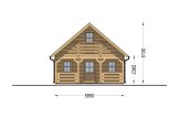 Casa de madeira pré-fabricada LIVINGTON S (44 mm), 50 m² specification 3
