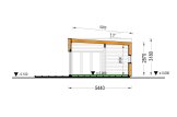 Casa de madeira para habitação MALLY RV (Isolamento térmico PLUS, 44 mm + revestimento), 70 m² specification 6