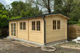 Casa de madeira pré-fabricada NORA (34 mm), 7x3.5 m, 24 m² customer 3
