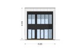 Casa pré-fabricada para habitação KAYA 4L PV (Isolamento térmico PLUS, 44 mm + revestimento), 50 m² specification 3