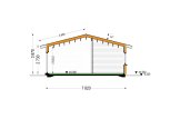 Casa pré-fabricada para habitação JULIA PV (Isolamento térmico PLUS, 44 mm + revestimento), 95 m² specification 6