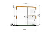 Casa pré-fabricada para habitação KAYA 4L PV (Isolamento térmico PLUS, 44 mm + revestimento), 50 m² specification 7