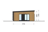 Casa de madeira para habitação CARLA RV (Isolamento térmico PLUS, 44 mm + revestimento), 66 m² specification 3