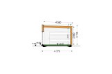 Casa pré-fabricada para habitação PREMIUM PV (Isolamento térmico PLUS, 44 mm + revestimento), 42 m² specification 6