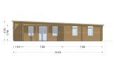 Produto de categoria B: Casa de madeira pré-fabricada VICTORIA S (66+66 mm) , 171 m² specification 4