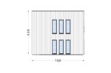 Casa pré-fabricada para habitação KAYA 4L PV (Isolamento térmico PLUS, 44 mm + revestimento), 50 m² specification 6
