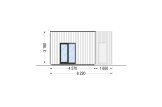 Casa pré-fabricada para habitação LUCIA 2 PV (Isolamento térmico PLUS, 44 mm + revestimento), 50 m² specification 3